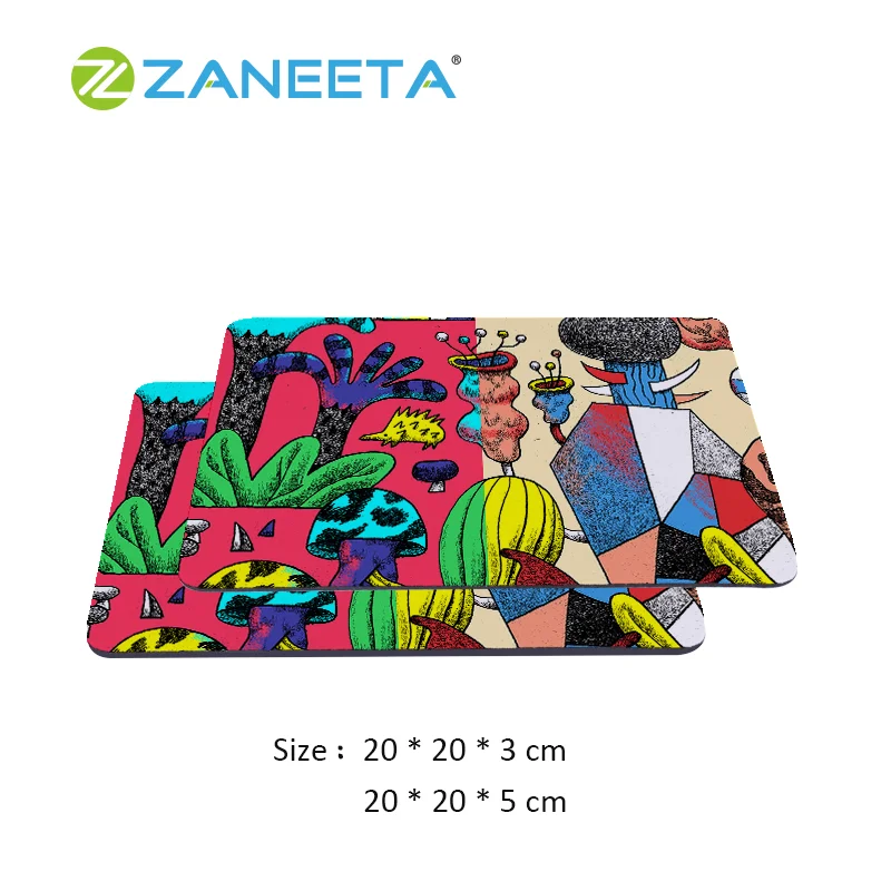 10pcs Mouse Pad Sublimation Blanks Mousepad for India