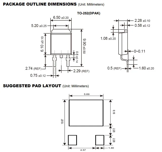 Chanzon AOD472 TO-252 N-Channel MOSFET Transistor - 50A 25V Power MOSFET (Pack Of 10) - View #14
