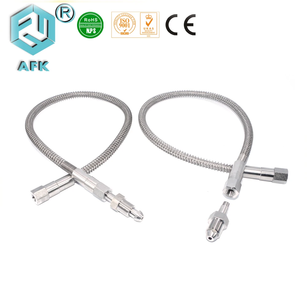 AFK R1100 Model Semi Automatic Changeover Switch with 2 Flexible Hoses Regulator