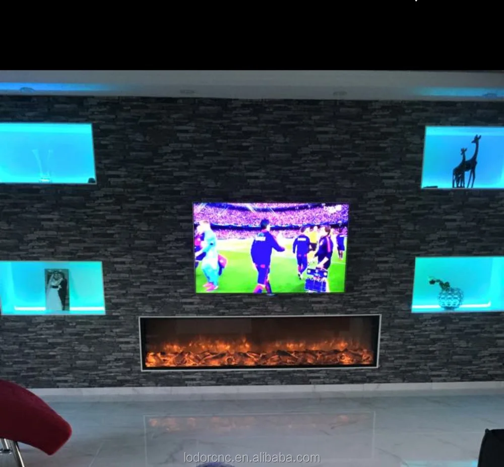 USB Powered Decorative Electric Fireplace Log Insert for Outdoor Household Car RV Hotel Use