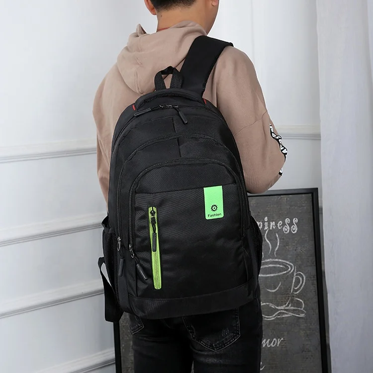 Waterproof Polyester Backpack with Zipper Closure for Business Travel