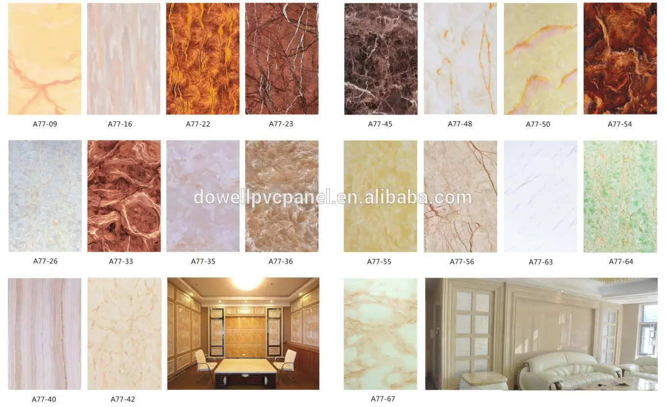Pannello parete in PVC e pannello UV in marmo PVC Foglio di plastica - Cina  Nuovi disegni di lastre di marmo, fogli di PVC