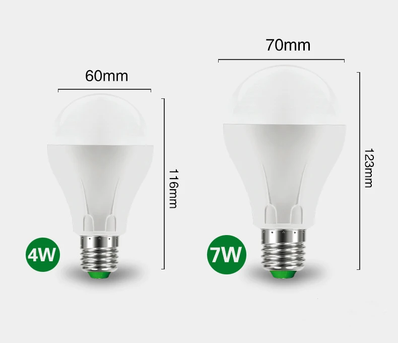 Allmay 4W 7W  9W Sensor Bulb E27 B22 Microwave Motion Sensor LED Bulb for Corridor Hallway Staircase