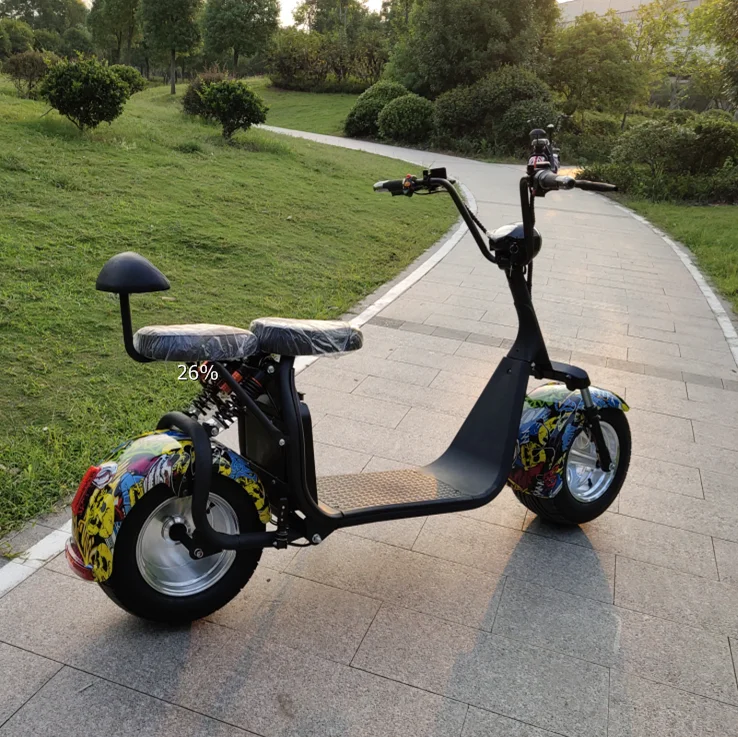 3pluscoco Outdoor Sports Citycoco With Golf Bag Carrier Electric Scooter  With Phone Holder 1500w 12ah - Buy 1500w Seev Citycoco,Electric Citycoco,Sport  Citycoco Product on Alibaba.com