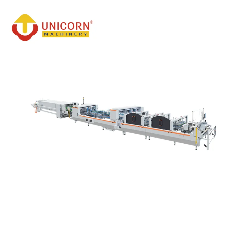 
 Автоматическая коробка Папка Gluer Угловые вставки края складывая холодного склеивания машина  