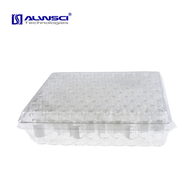 Clear Glass with Label Lab Test 2ml GC Vial HPLC