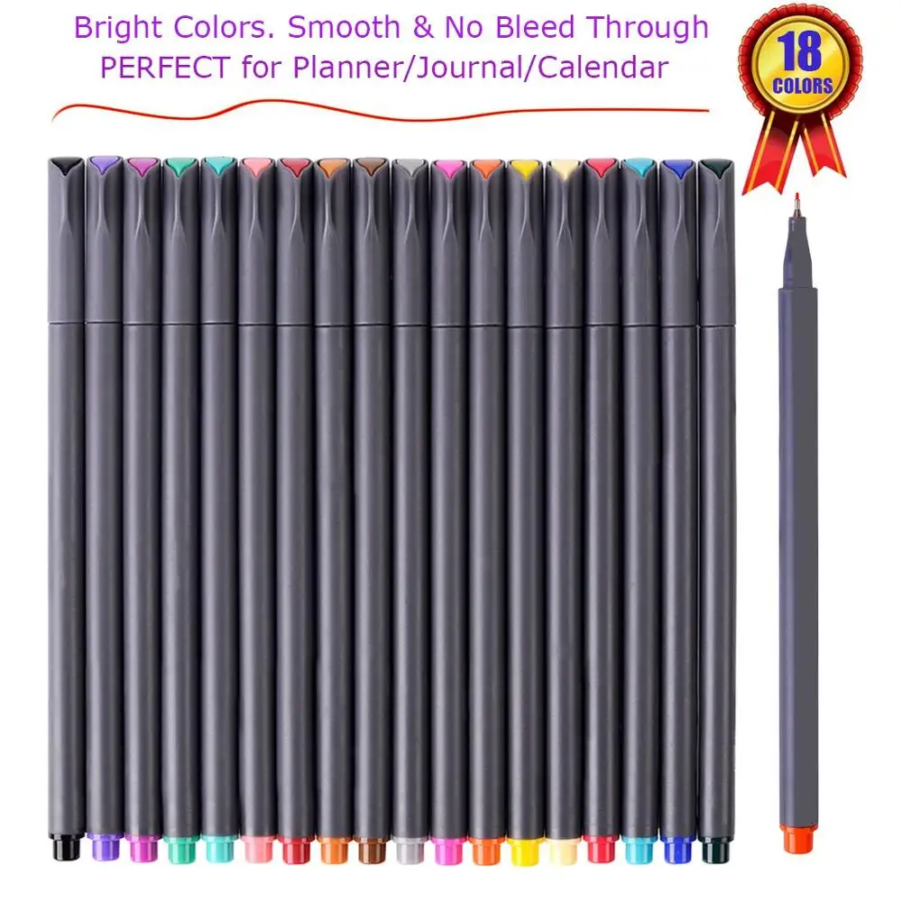 Sipa 10 Colors Fiber pen 0.38mm Fine Sketch Needle Technical Pen