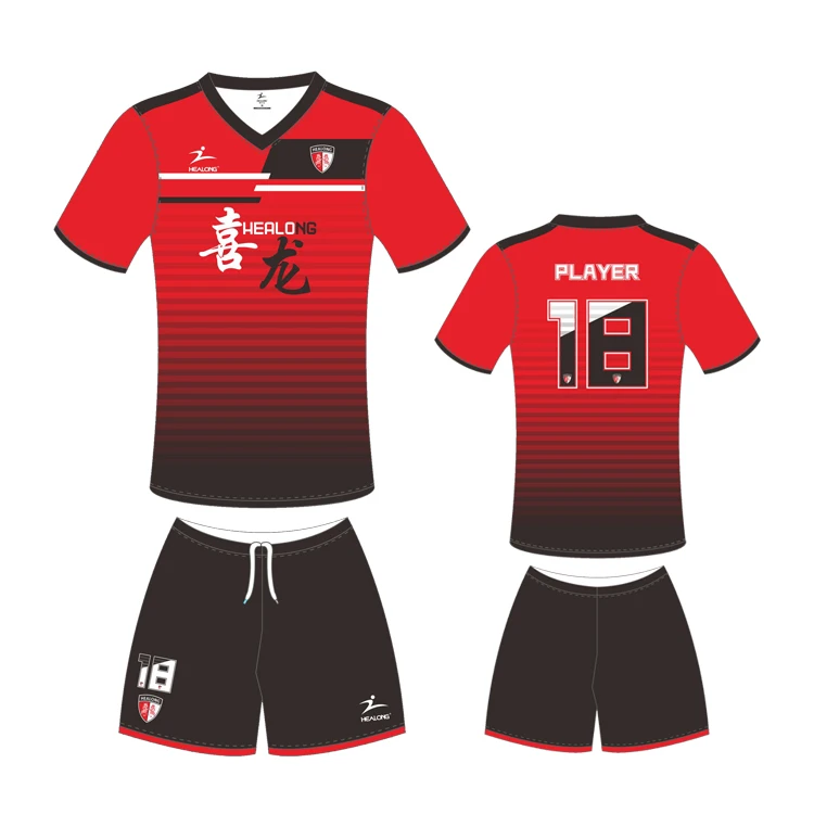 Custom Design Soccer Shirts Uniforme Soccer Plain Jerseys China