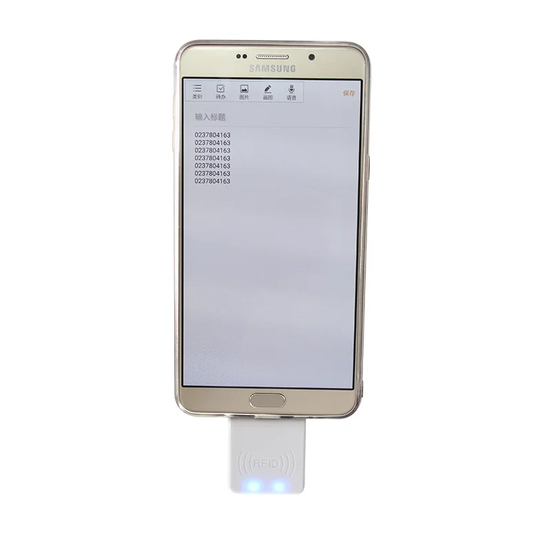 W65A Micro USB RFID Android Reader 14443A Smart Card Reader and Writer RFID Reader for Android Mobile Phone