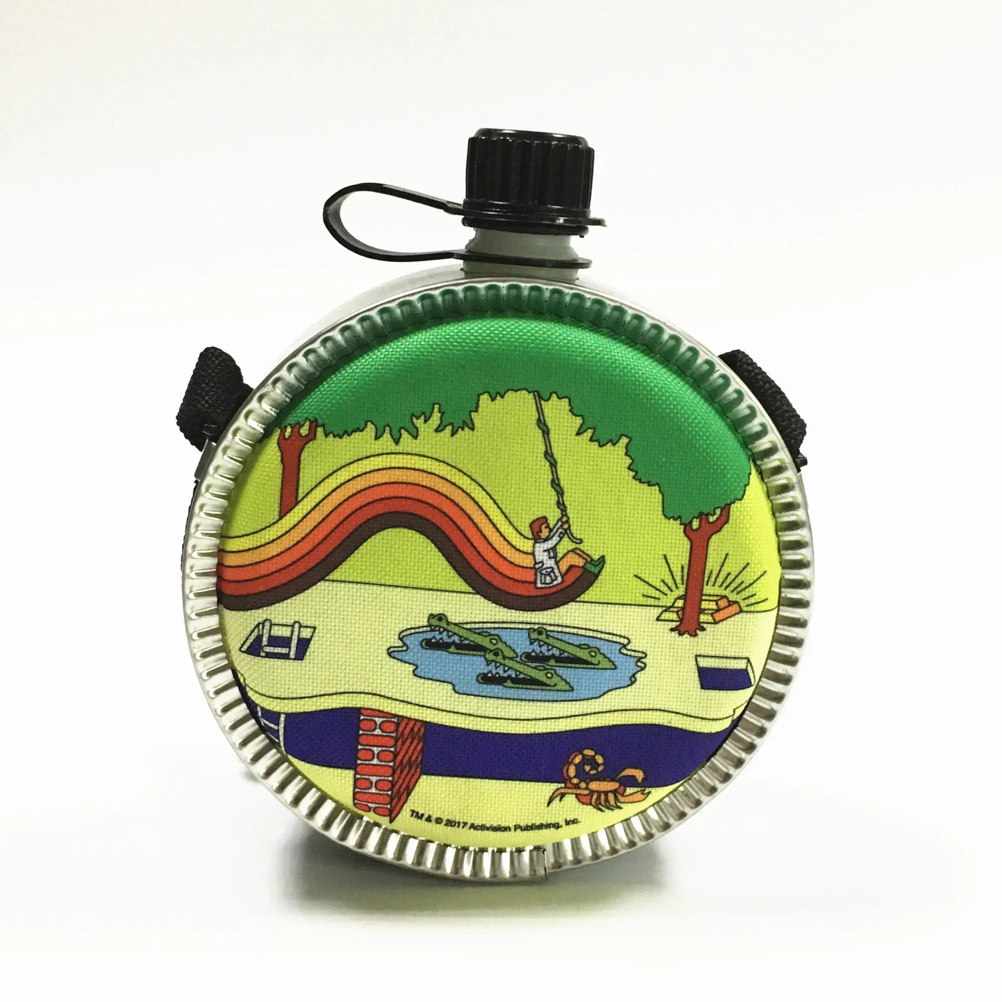 Plastic Round Water Canteen, 700ml Drinking Water Bottle - Eco-Friendly ...