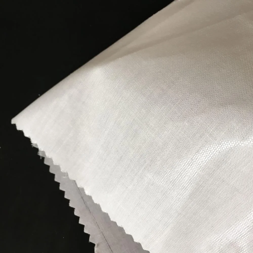 Thermo Fusing Woven Interlining Fabric Fusible Necktie Interlining for Suit Shirt Collar Fusing With Glue Manufacturer Supply