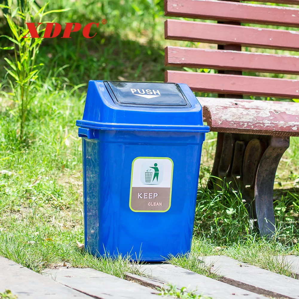 XDPC китайская фабрика мусорный барабан емкости для отходов пластиковые контейнеры переработки пищевых пыли отелей