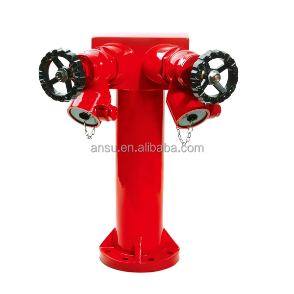 ANSU 3 Ways 4'' Cast Iron Fire Hydrant DN100 Fire Fighting Water Portable Type