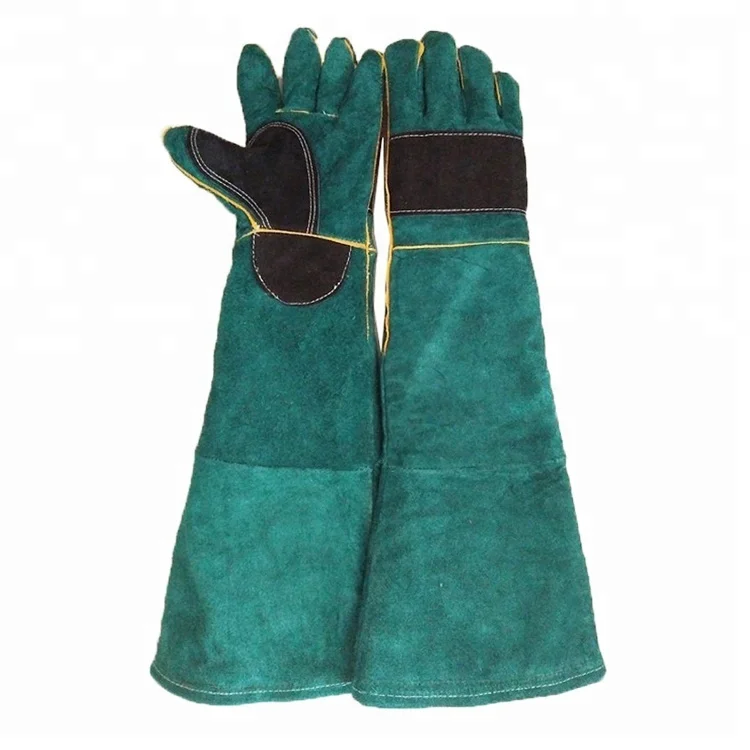 Craft Supplies & Tools Heat Resistant Gloves Premium Top Grain Leather MIG Welding Gloves Reinforced Palm & Thumb Extra Protection Long Cuff 