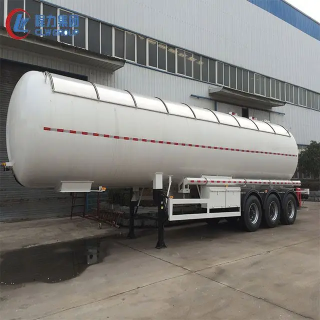 Переносной трейлер-танкер для хранения пропанового газа с объемом от 30000 до 60000 литров