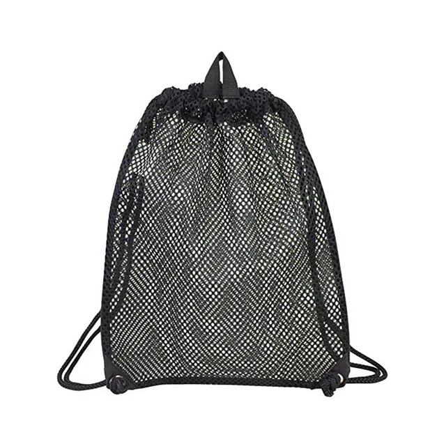mesh drawstring backpack