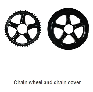 Optional Display Bafang BBS01 36V 350W Mid Drive Motor Kit