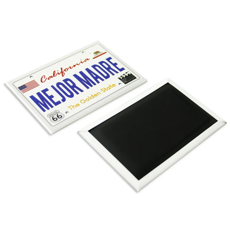 Новозеландская оптовая продажа 65*65 мм Оловянная 2024 Мир Город 3d игрушка холодильник туристический магнит сувенир