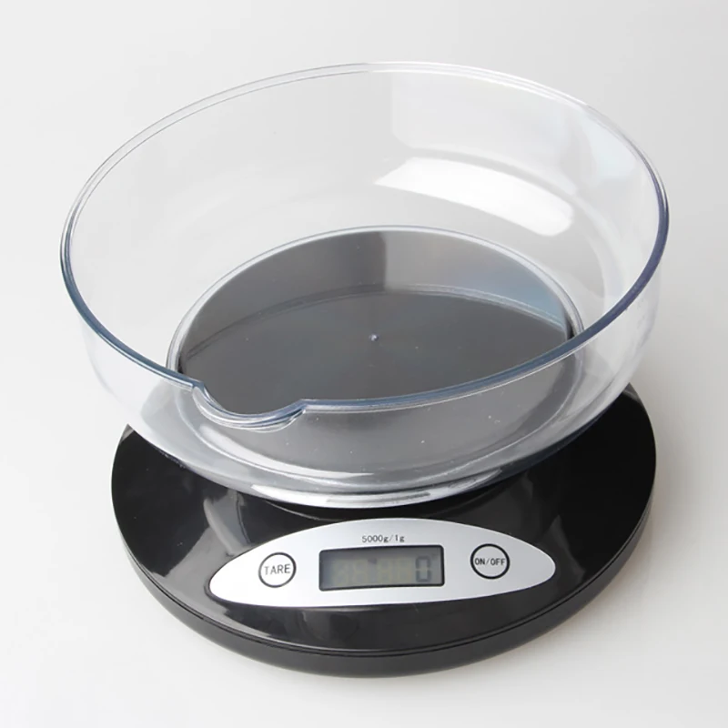 Ongunstig George Eliot Ontvanger 5000g * 1g Balance Kitchen Weight Digital Scale Lcd Display Electronic  Weighing Tools Parcel Food Diet With Bowl Measuring - Buy Kitchen  Scale,Electronic Balance Scale,Electronic Weighing Product on Alibaba.com