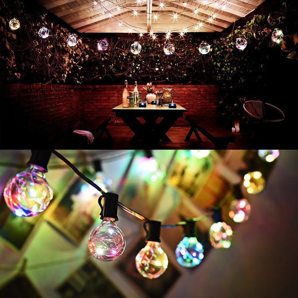 High Quality G40 RGB Led Copper Wire Bulb for String Lights Christmas Light