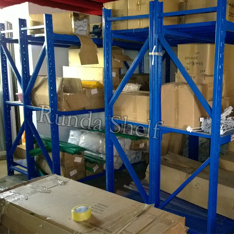 5レベルスーパーマーケットディスプレイラックスチール金属足場棚