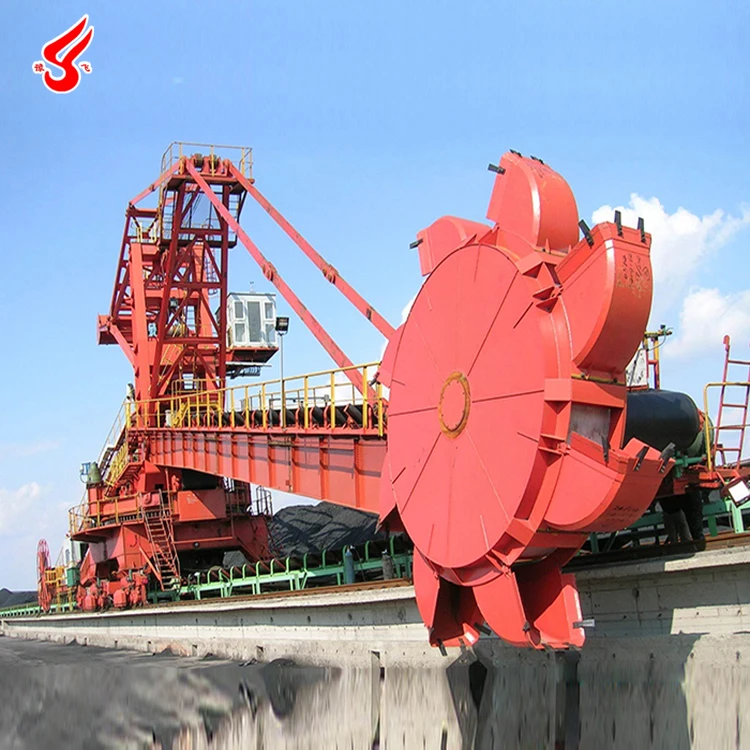 Mobile Stacker Conveyor Reclaimer Bucket Wheel Stacker Reclaimer Crane Price for Sale