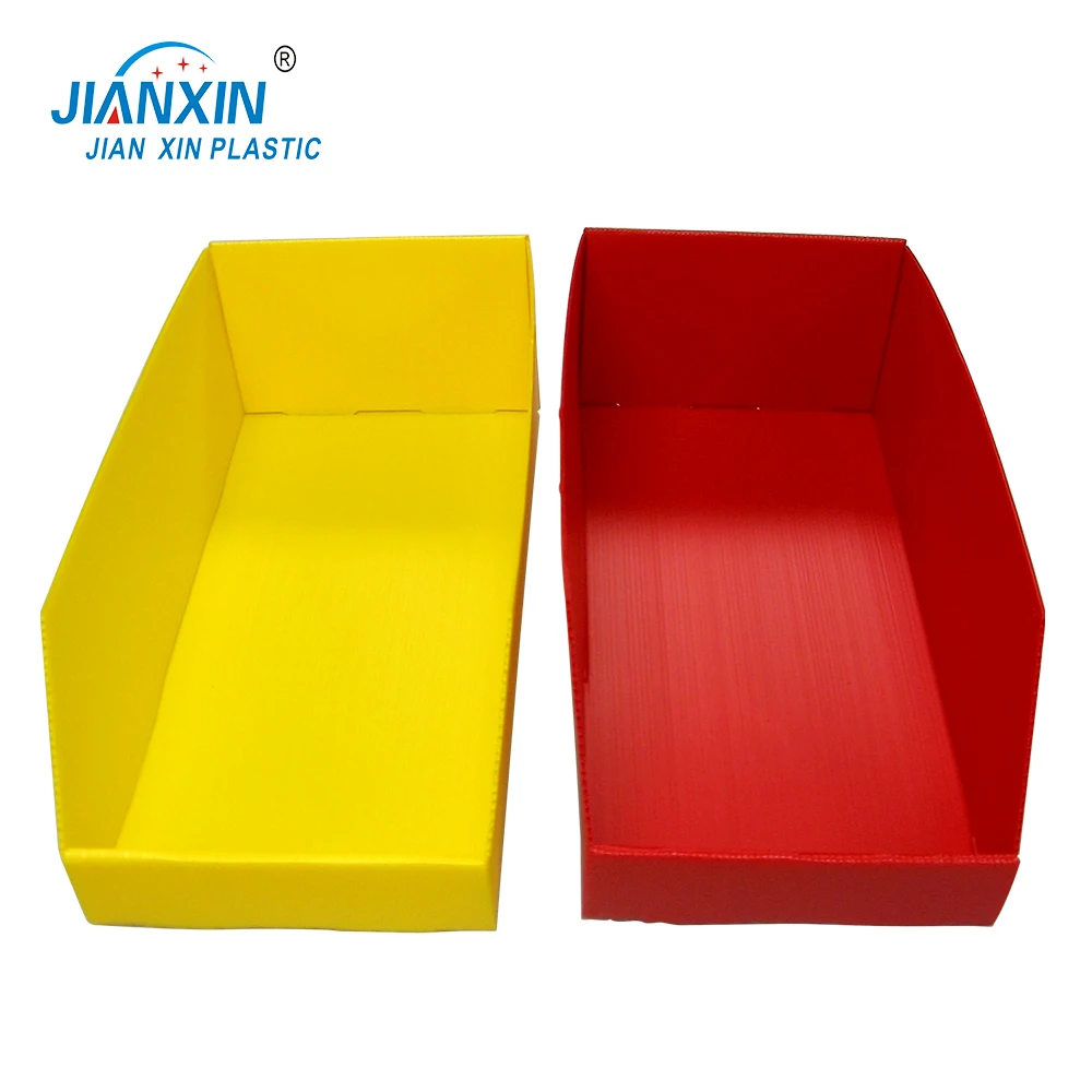 Multi Functional UV or Silk Screen Printing Custom Corrugated Plastic Box Totes/ Trays/containers