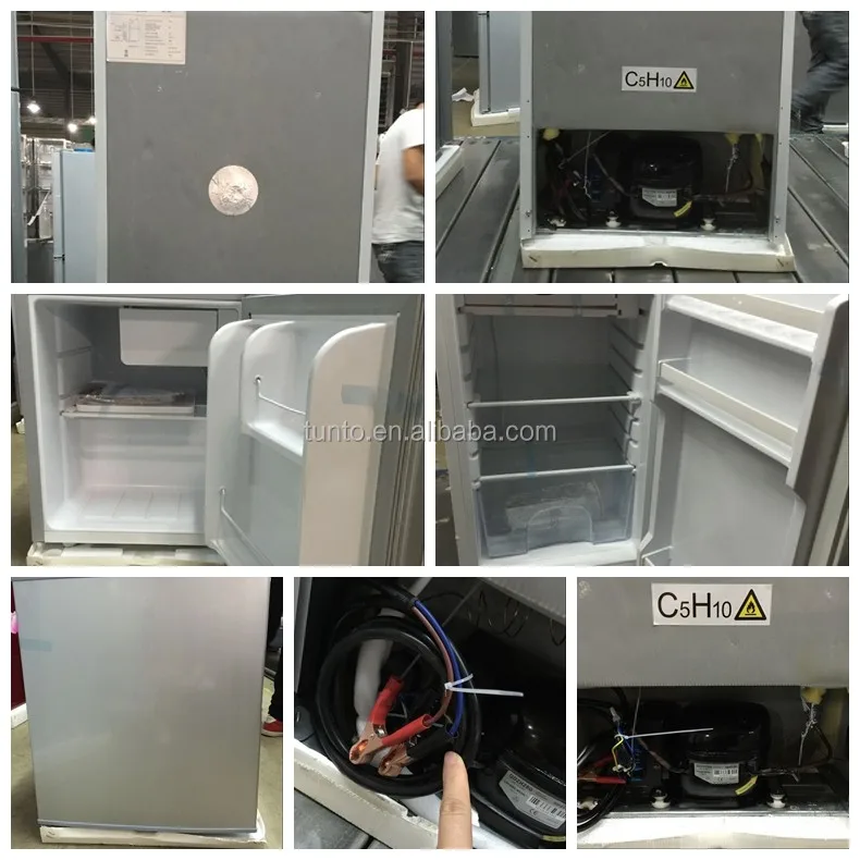 Top Freezer Compact Refrigerator 95L - Energy Efficient DC Fridge