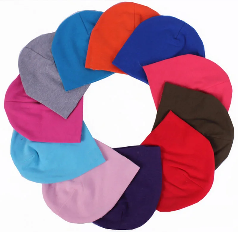 
 Высококачественные детские шапки из 100% хлопка, шапка для новорожденных пустого цвета  