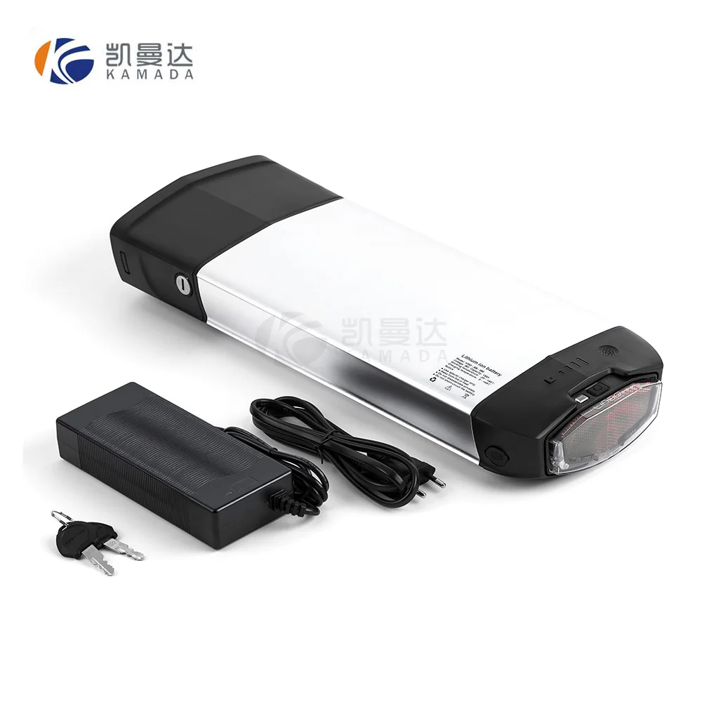 Rear Carrier Electric bicycle battery 36 volt 10.4ah Lithium ion battery for electric bike