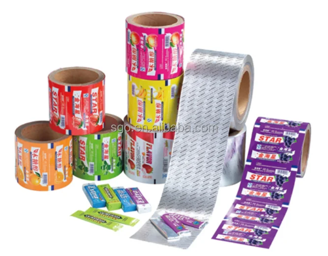 Factory price chewing gum wrapping aluminum foil chewing gum aluminum foil
