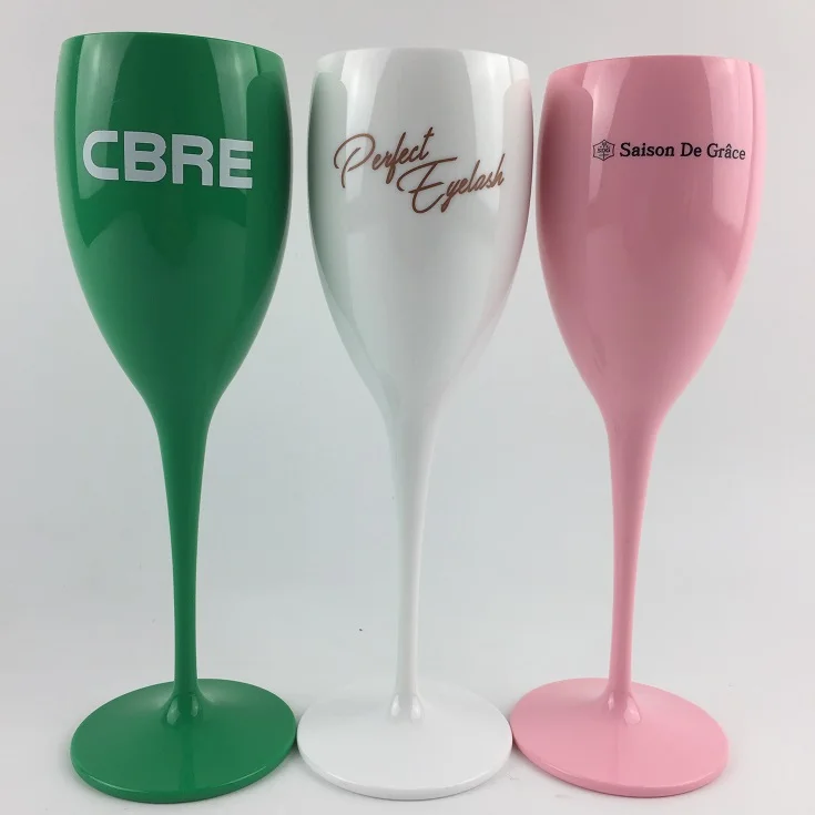 5 унций пластиковые флейты для поднятия тоста шампанского на