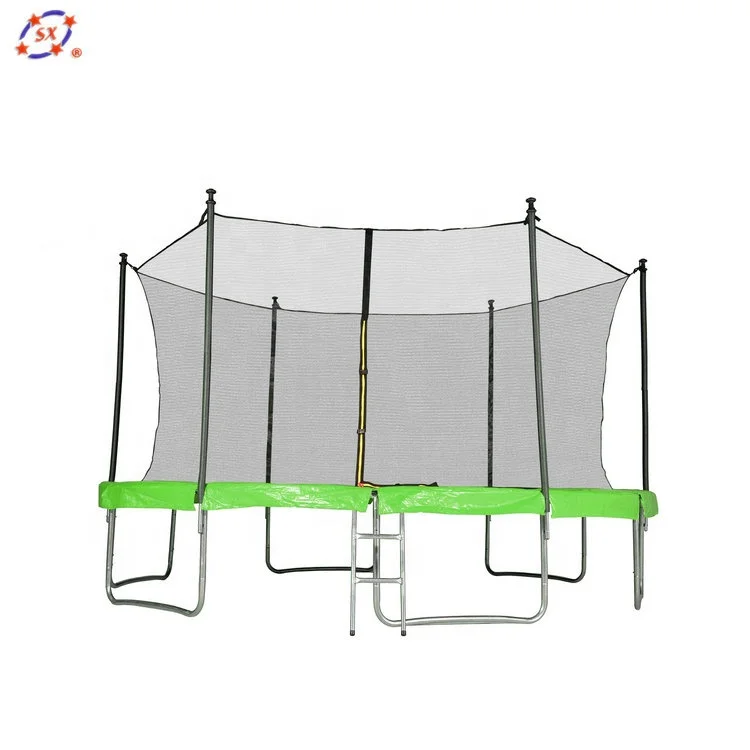 with Safety Net CLASSIC 14FT GREEN Color 427CM 18ft Trampoline for Kids