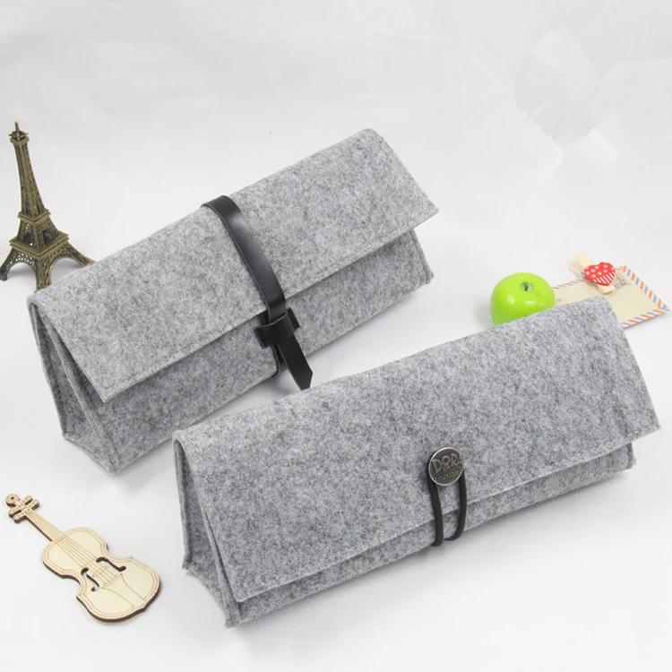 Индивидуальный логотип, новый дизайн, войлочный пенал, школьный фетровый пенал