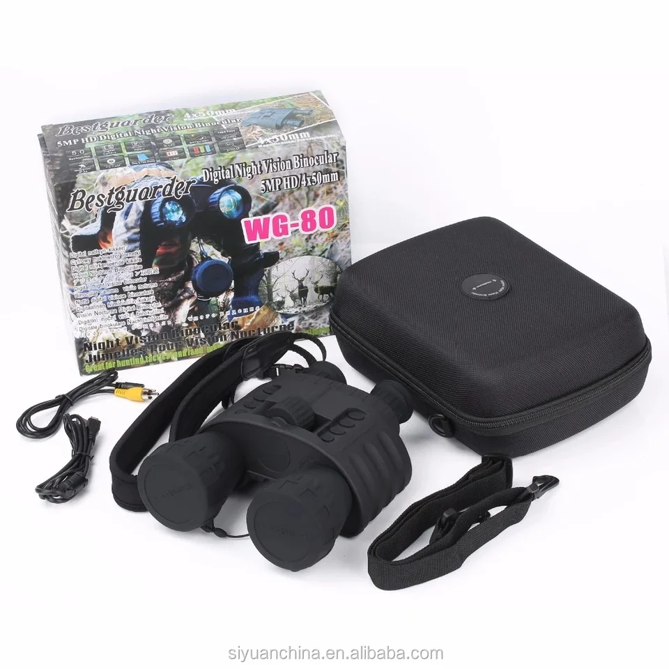 Bestguarder 5MP 4X50 цифровой бинокль ночного видения 350 м Диапазон с 1.5 'TFT LCD
