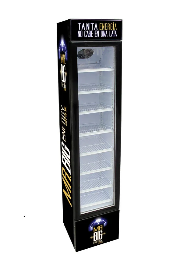 Meisda SC105B Slim Upright Constant Temperature Wine Cooler Commercial Beverage Display Refrigerator