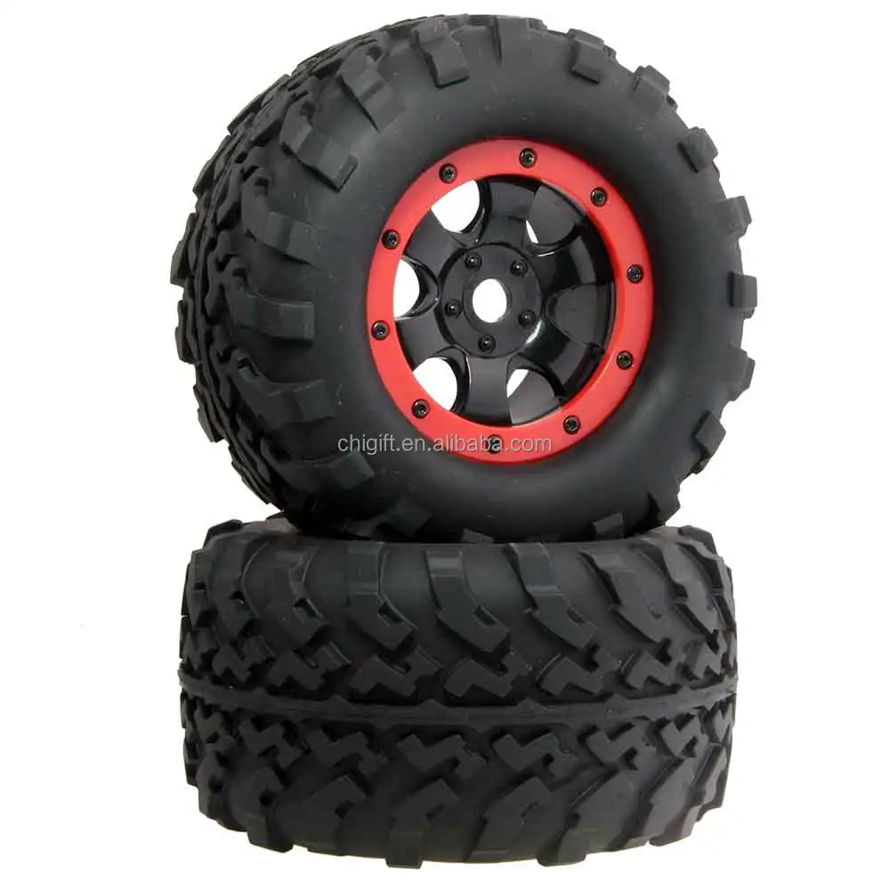 RCカー用オフロードタイヤとエンジンセット RCカー用ホイール・タイヤセット オフロードトラック用 60mm 1/8