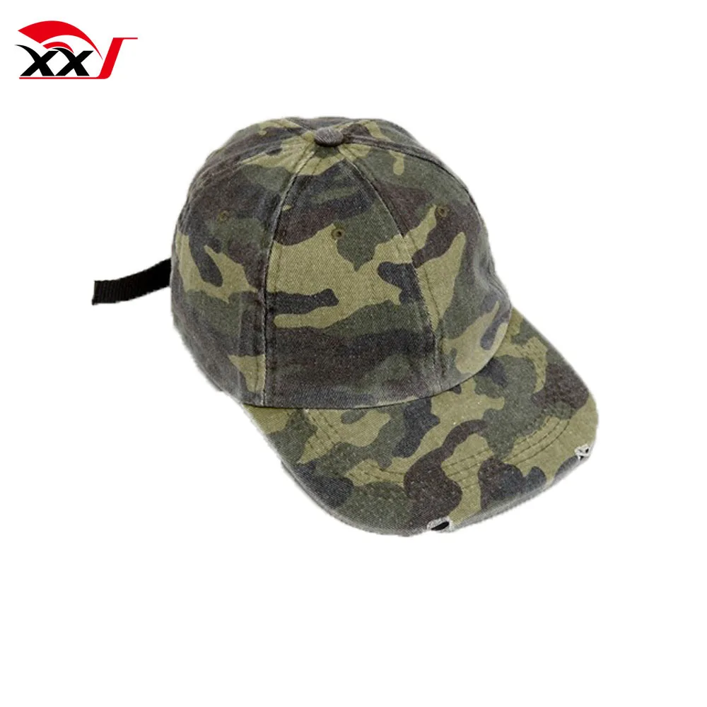 Distressed camo hat Clearance