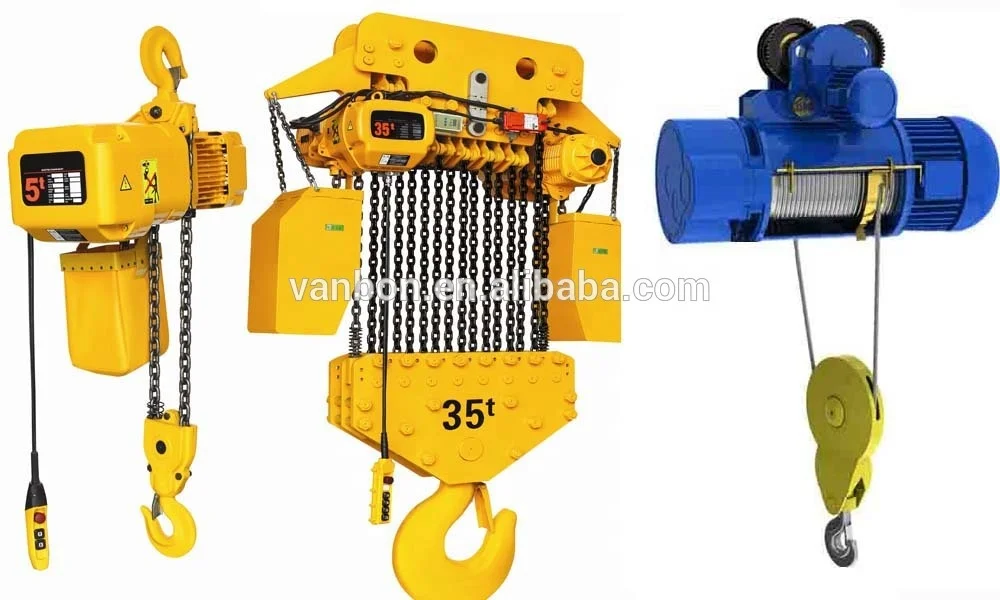 Vanbon High Quality and Durable 15t Electric Chain Hoist
