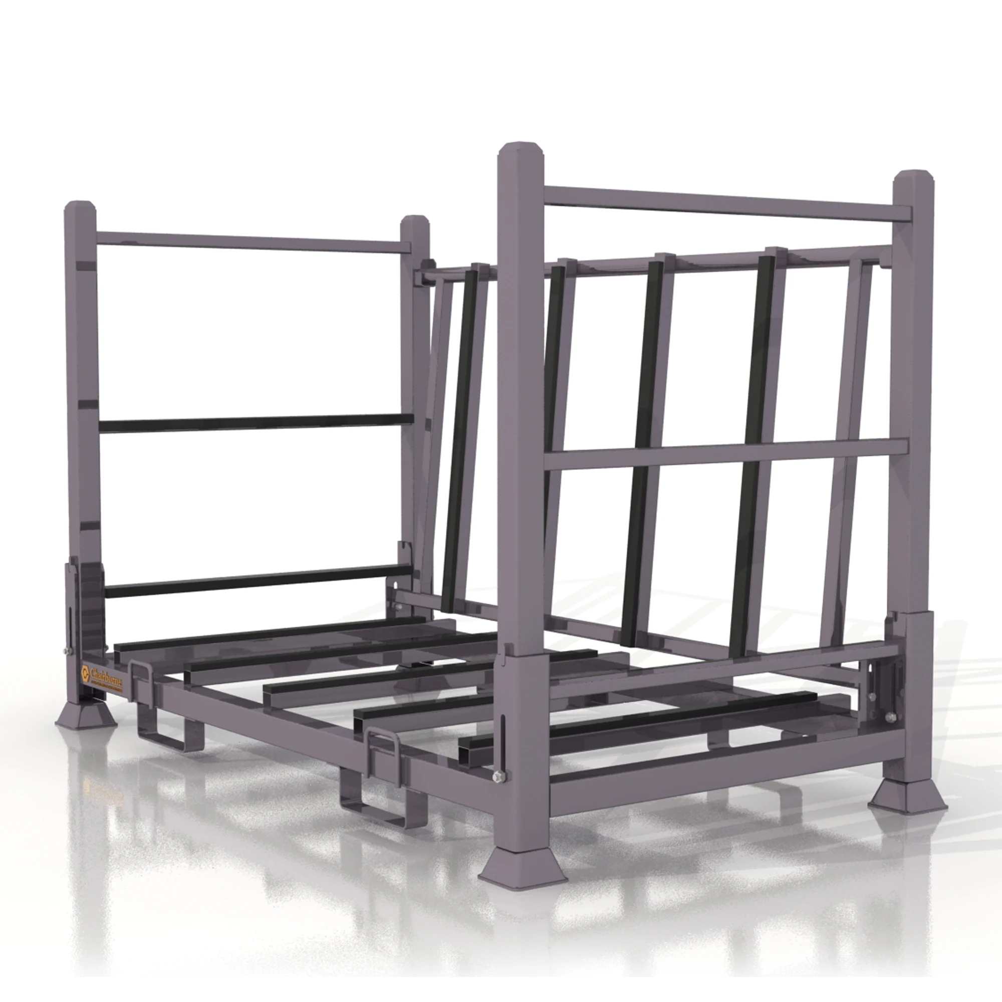 Factory Customized Storage Racks Glass Transport Shelf Sheets Warehousing Unit