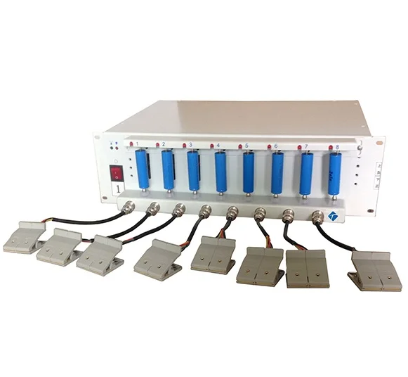 battery discharger & capacity tester w/ adjustable cell holders & software