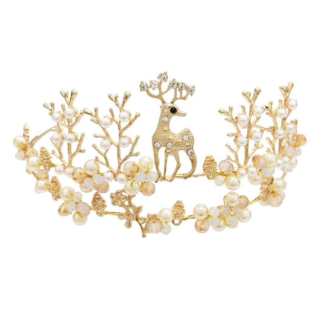 rhinestone reindeer headband