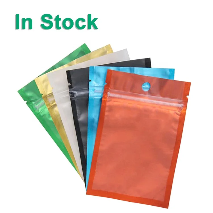 Material Handling Reclosable & Zipper Bags Clear Mylar Foil Bag Zip ...