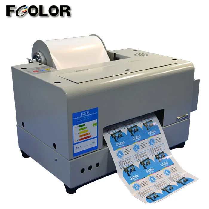 2023 Fcolor Roll Digital Color Sticker Label Printer Machine Pvc