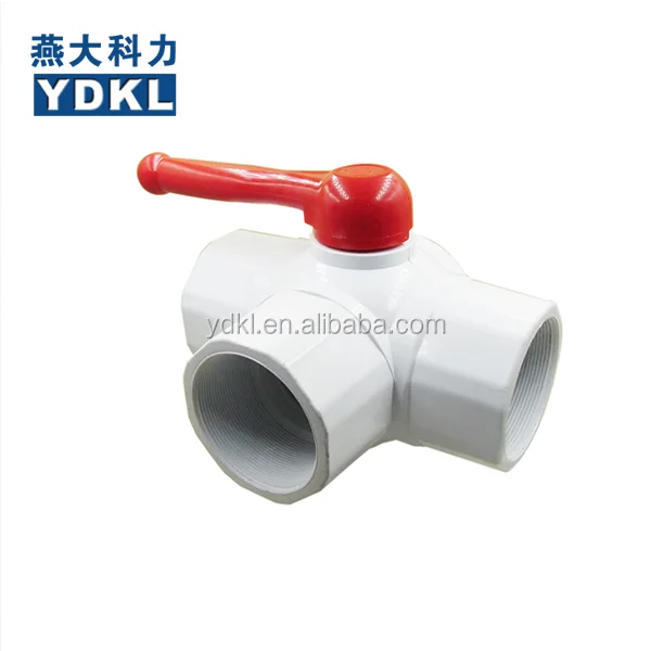 80mm of 3 Way and Compact Type Pvc Ball Valve