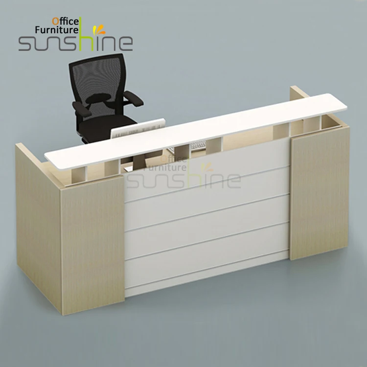 JB-RCT04 Sunshine Furniture Pabrik Pembuatan Kantor Menggunakan Papan Partikel Furnitur Penerimaan Kecil 