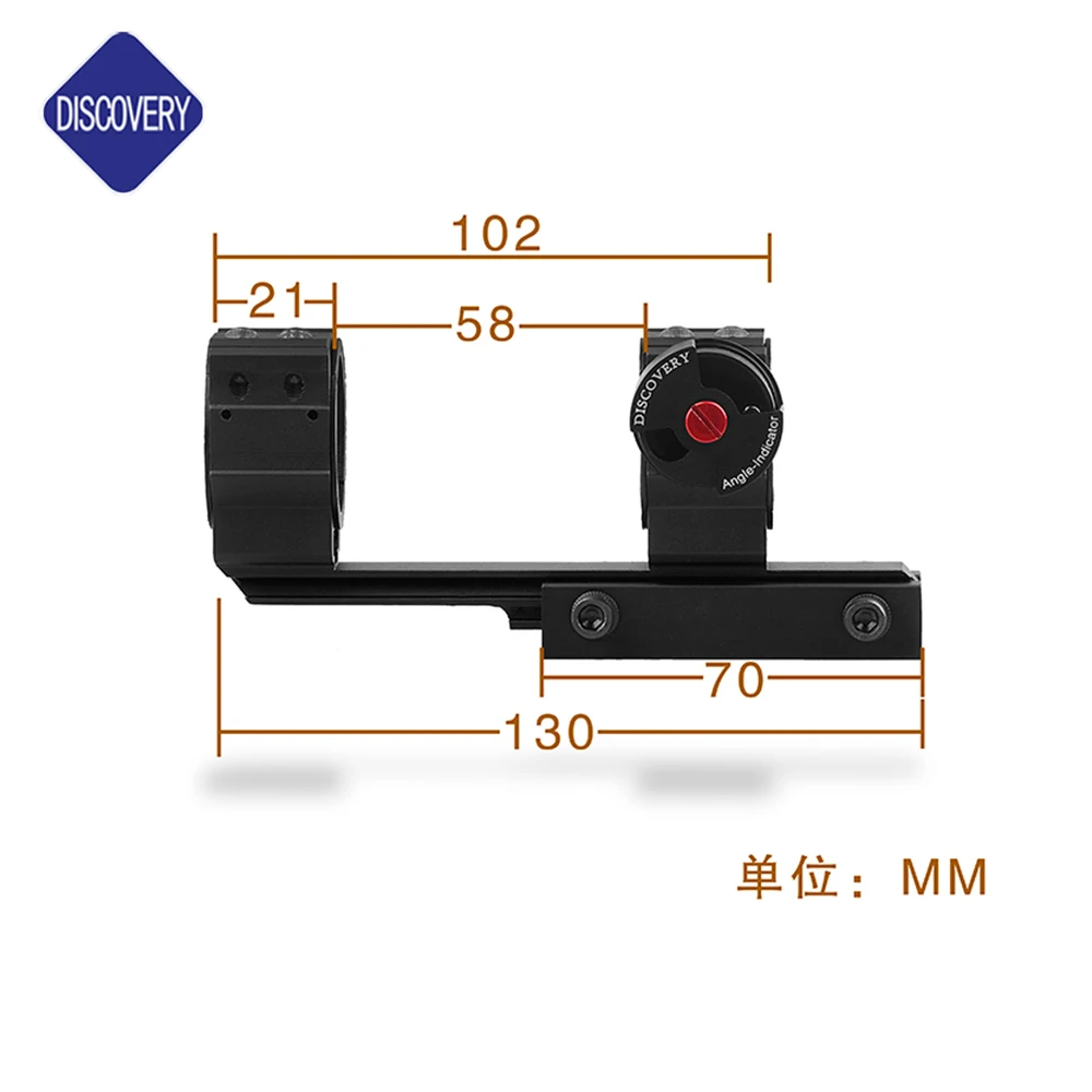 
 Оптика ОБНАРУЖЕНИЯ подходит для крепления кольца 25,4 мм/30 мм/34 мм  