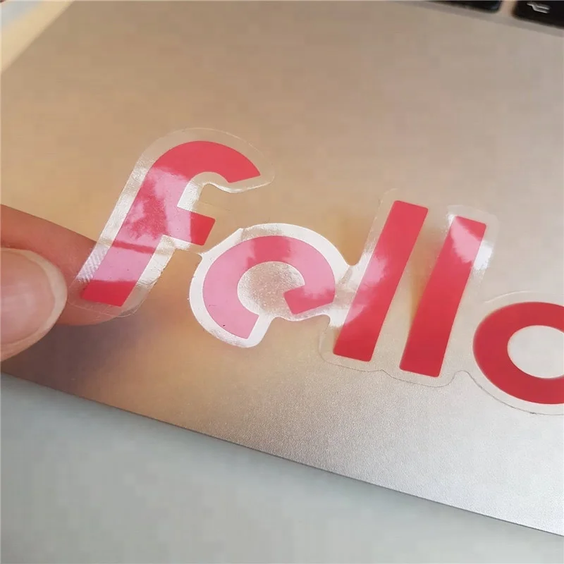Self Adhesive Custom Printing 3d hologram clear sticker label