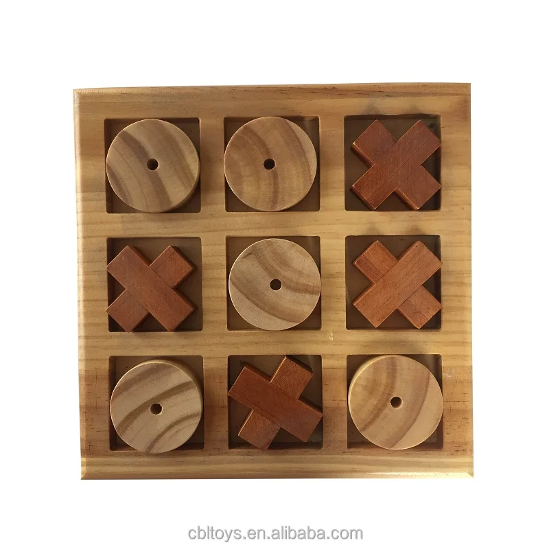 子供と大人のための木製の三目並べゲームボードゲームxo脳ゲームcbl1019 Buy Tic Tac Toe Wooden Board Game Ox Brain Game Product On Alibaba Com