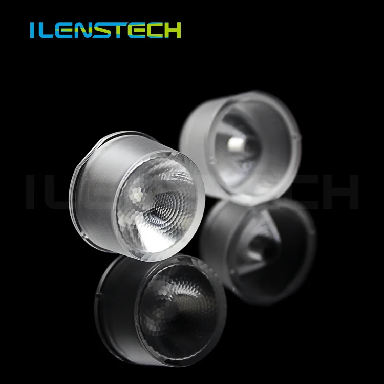 30 Pack LED Convex Lens - 30 Degree Beam Angle, Acrylic For 5050 LED Strips, 7.6x7.6x6.2mm